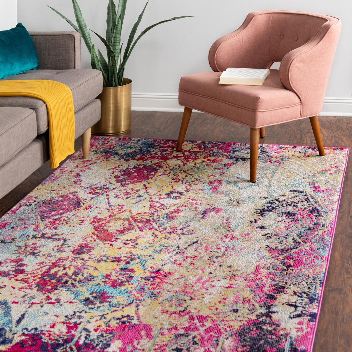 Monterey Rugs Multicolor 2' x 3' 1 Monterey Rectangle Area Rug 100% Polypropylene Co ...