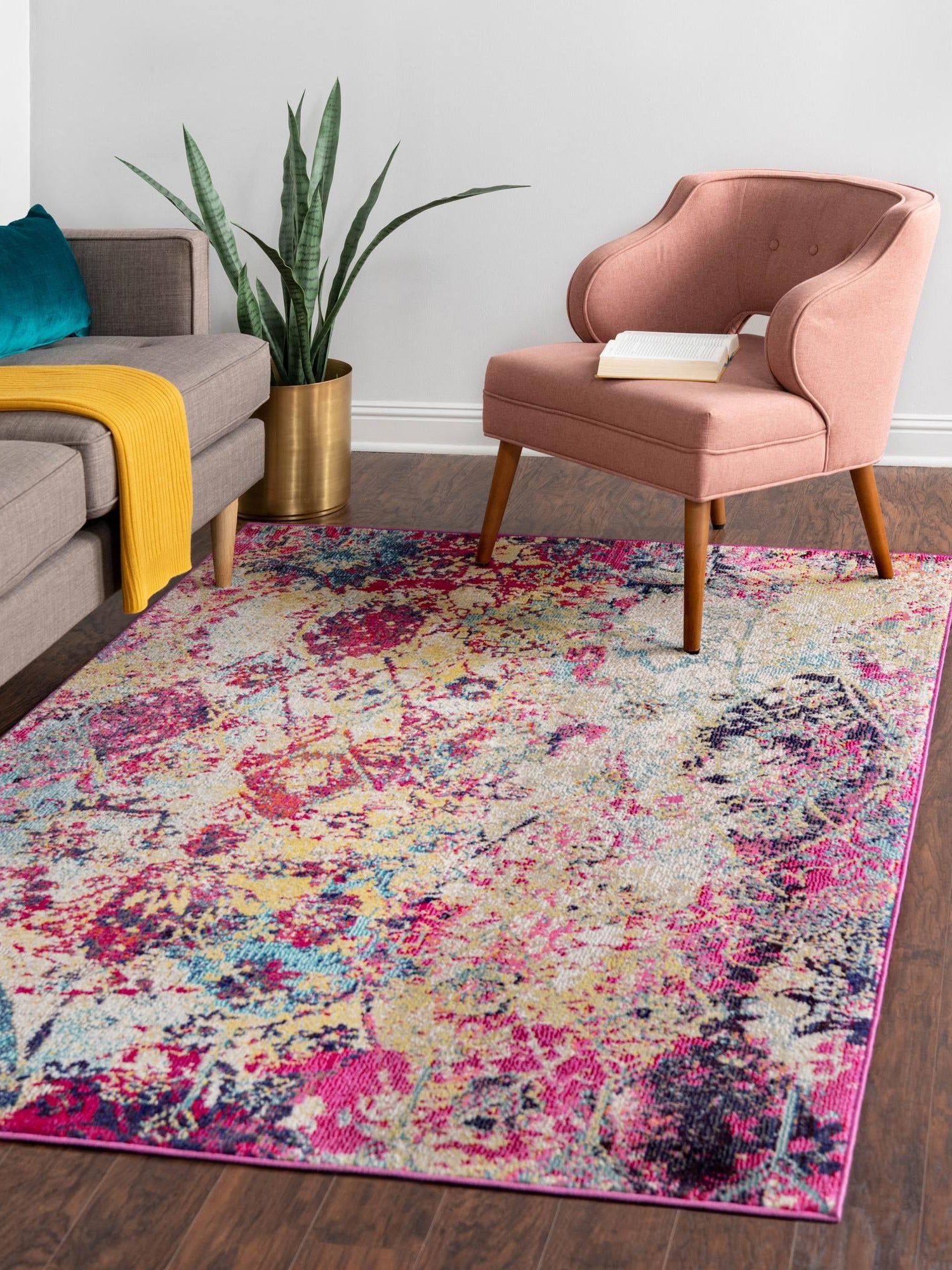 Multicolor 9' x 12' 2 Monterey Rectangle Area Rug 100% Polypropylene Colorful Easy Clean Traditional Carpet for Living Room, Bedrooms, Dining, Kitchen for Sale at Rug Engine