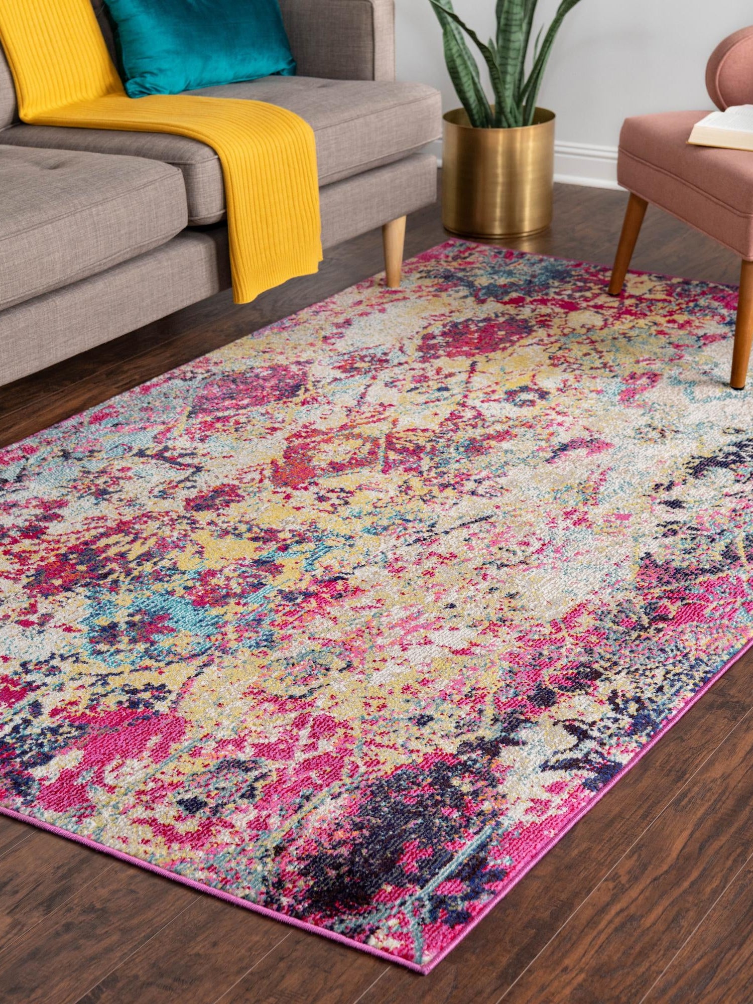 Multicolor 10' 6 x 16' 5 Monterey Rectangle Area Rug 100% Polypropylene Colorful Easy Clean Traditional Carpet for Living Room, Bedrooms, Dining, Kitchen for Sale at Rug Engine