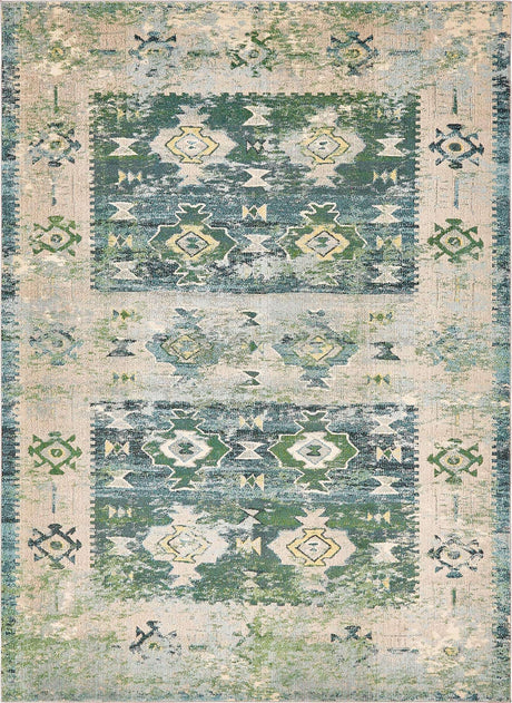 Green 9' x 12' 2 Monterey Rectangle Area Rug 100% Polypropylene Colorful Easy Clean Traditional Carpet for Living Room, Bedrooms, Dining, Kitchen for Sale at Rug Engine