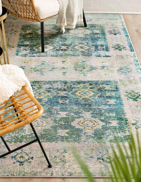 Green 10' 6 x 16' 5 Monterey Rectangle Area Rug 100% Polypropylene Colorful Easy Clean Traditional Carpet for Living Room, Bedrooms, Dining, Kitchen for Sale at Rug Engine