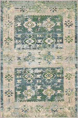 Green 4' 1 x 6' 1 Monterey Rectangle Area Rug 100% Polypropylene Colorful Easy Clean Traditional Carpet for Living Room, Bedrooms, Dining, Kitchen for Sale at Rug Engine