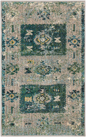 Green 2' x 3' 1 Monterey Rectangle Area Rug 100% Polypropylene Colorful Easy Clean Traditional Carpet for Living Room, Bedrooms, Dining, Kitchen for Sale at Rug Engine