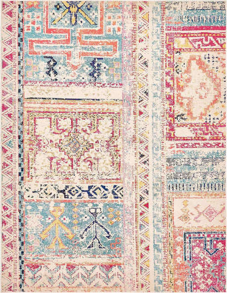 Multicolor 8' x 10' Monterey Rectangle Area Rug 100% Polypropylene Colorful Easy Clean Traditional Carpet for Living Room, Bedrooms, Dining, Kitchen for Sale at Rug Engine