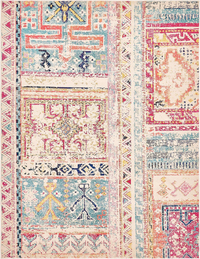 Multicolor 8' x 10' Monterey Rectangle Area Rug 100% Polypropylene Colorful Easy Clean Traditional Carpet for Living Room, Bedrooms, Dining, Kitchen for Sale at Rug Engine