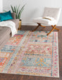 Multicolor 2' x 3' Monterey Rectangle Area Rug 100% Polypropylene Colorful Easy Clean Traditional Carpet for Living Room, Bedrooms, Dining, Kitchen for Sale at Rug Engine