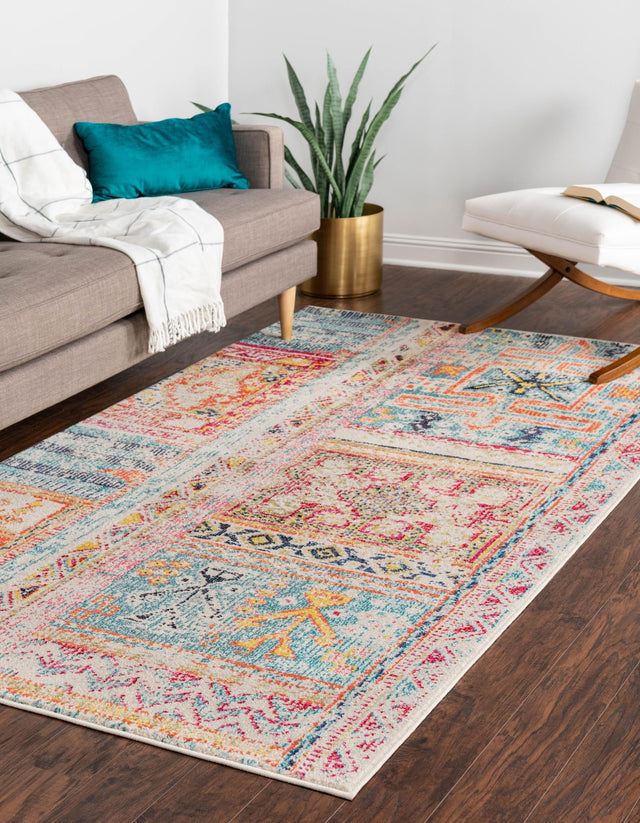 Multicolor 9' x 12' 2 Monterey Rectangle Area Rug 100% Polypropylene Colorful Easy Clean Traditional Carpet for Living Room, Bedrooms, Dining, Kitchen for Sale at Rug Engine