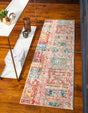 Multicolor 2' x 6' 7 Monterey Runner Area Rug 100% Polypropylene Colorful Easy Clean Traditional Carpet for Living Room, Bedrooms, Dining, Kitchen for Sale at Rug Engine