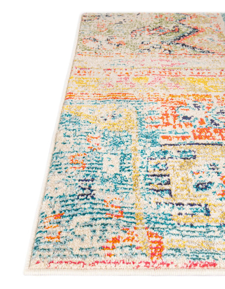 Multicolor 5' 1 x 8' Monterey Rectangle Area Rug 100% Polypropylene Colorful Easy Clean Traditional Carpet for Living Room, Bedrooms, Dining, Kitchen for Sale at Rug Engine