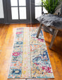 Multicolor 2' 7 x 10' Monterey Runner Area Rug 100% Polypropylene Colorful Easy Clean Traditional Carpet for Living Room, Bedrooms, Dining, Kitchen for Sale at Rug Engine