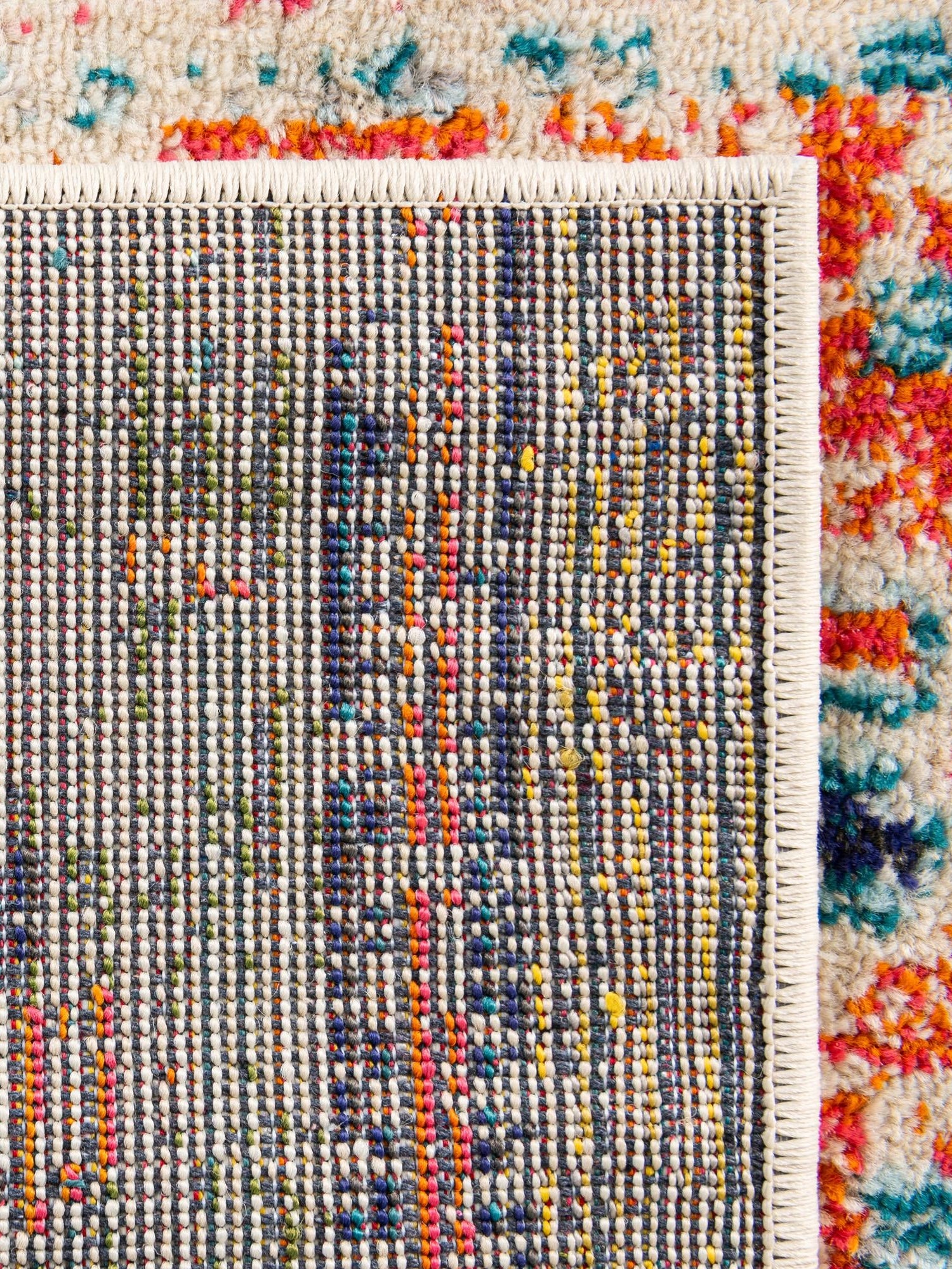 Multicolor 2' 7 x 10' Monterey Runner Area Rug 100% Polypropylene Colorful Easy Clean Traditional Carpet for Living Room, Bedrooms, Dining, Kitchen for Sale at Rug Engine