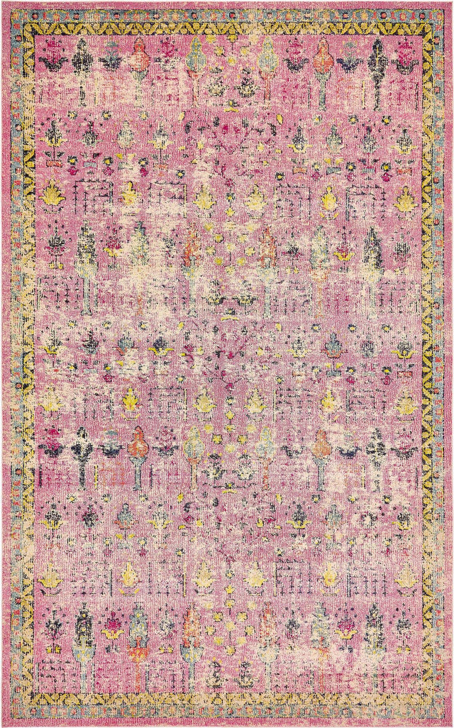 Pink 10' 6 x 16' 5 Monterey Rectangle Area Rug 100% Polypropylene Colorful Easy Clean Traditional Carpet for Living Room, Bedrooms, Dining, Kitchen for Sale at Rug Engine