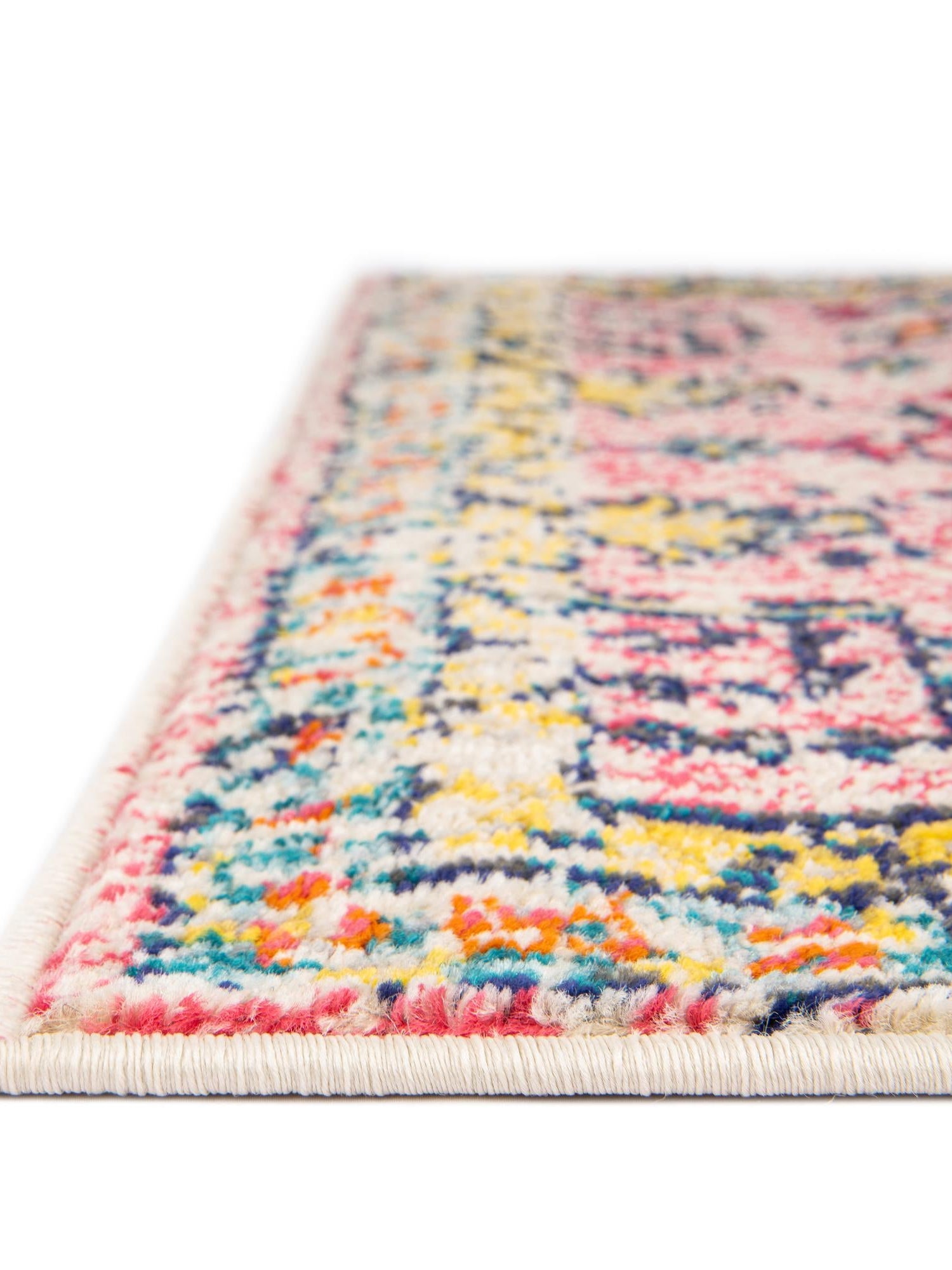 Pink 10' x 13' 1 Monterey Rectangle Area Rug 100% Polypropylene Colorful Easy Clean Traditional Carpet for Living Room, Bedrooms, Dining, Kitchen for Sale at Rug Engine