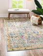 Blue 9' x 12' 2 Monterey Rectangle Area Rug 100% Polypropylene Colorful Easy Clean Traditional Carpet for Living Room, Bedrooms, Dining, Kitchen for Sale at Rug Engine