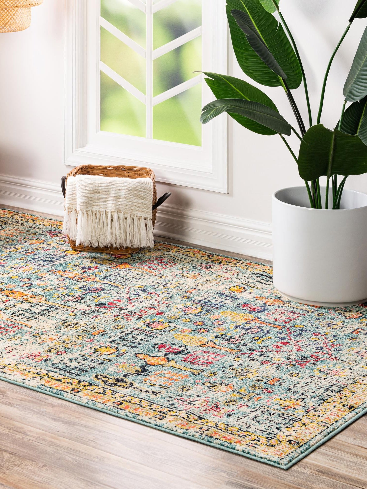 Blue 2' x 3' 1 Monterey Rectangle Area Rug 100% Polypropylene Colorful Easy Clean Traditional Carpet for Living Room, Bedrooms, Dining, Kitchen for Sale at Rug Engine