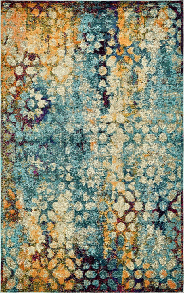 Blue 10' 6 x 16' 5 Vita Rectangle Area Rug