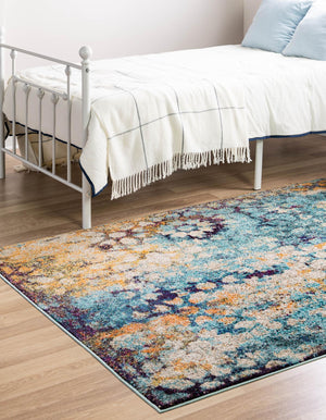 Blue 2' 2 x 3' 1 Vita Rectangle Area Rug