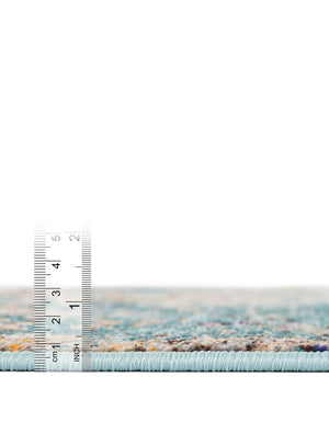 Blue 4' 1 x 6' 1 Vita Rectangle Area Rug