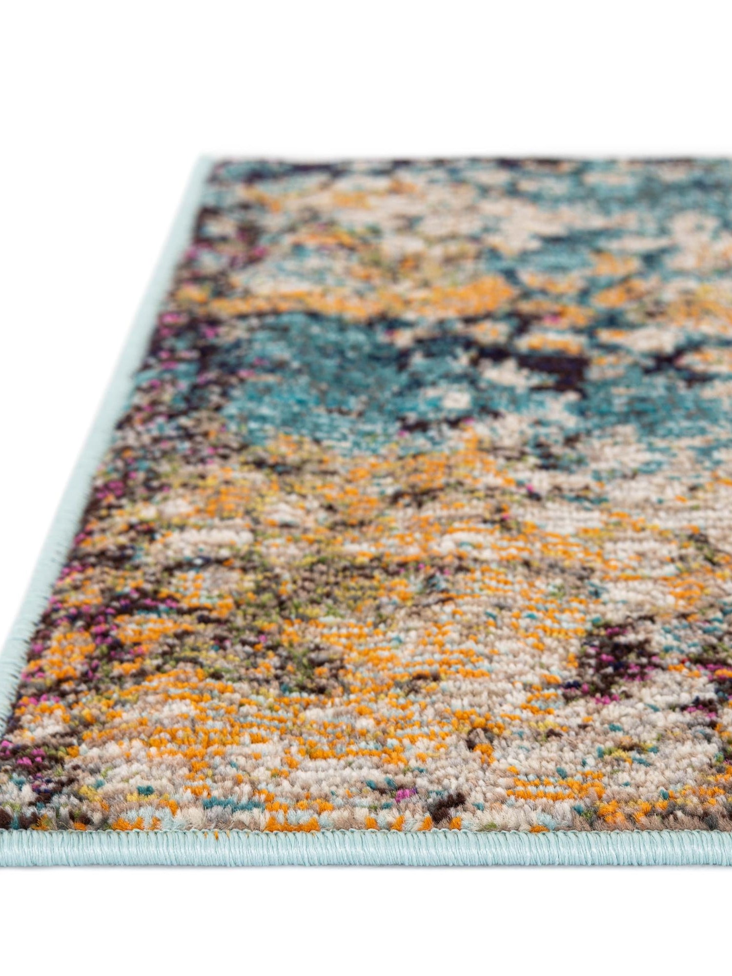 Blue 4' 1 x 6' 1 Vita Rectangle Area Rug