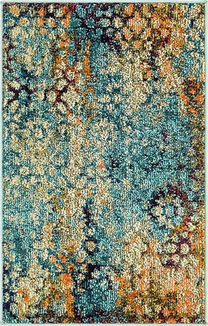 Blue 2' 2 x 3' 1 Vita Rectangle Area Rug