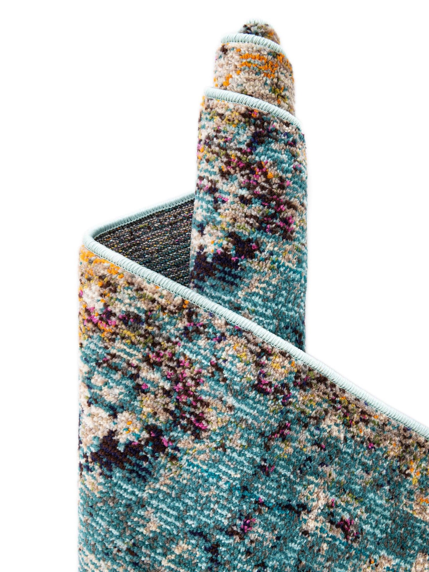 Blue 6' 1 x 6' 1 Vita Round Area Rug