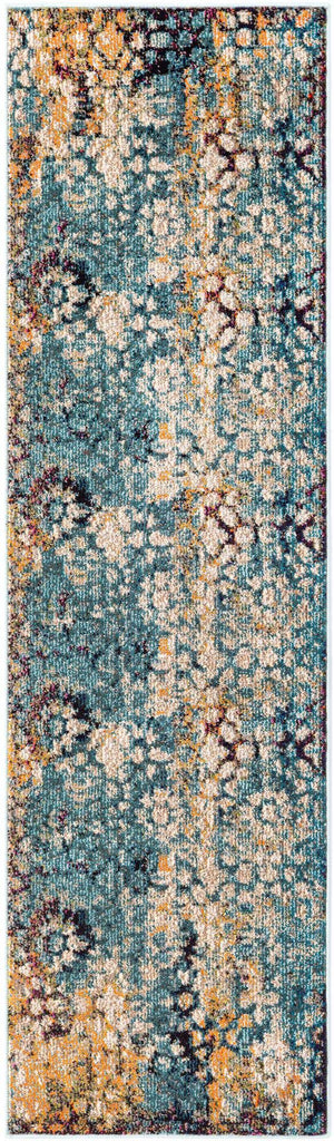 Blue 2' x 6' 9 Vita Runner Area Rug