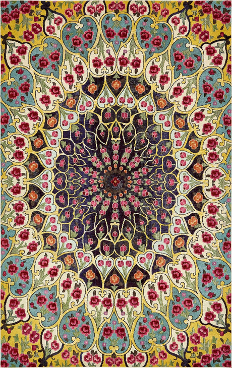 Multicolor 10' 6 x 16' 5 Vita Rectangle Area Rug