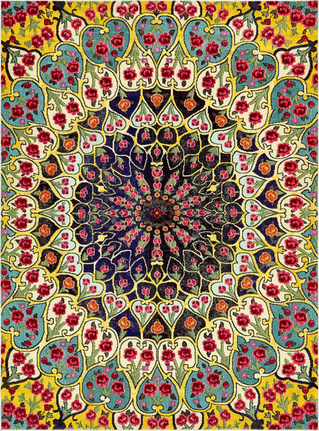 Multicolor 9' x 12' 2 Vita Rectangle Area Rug