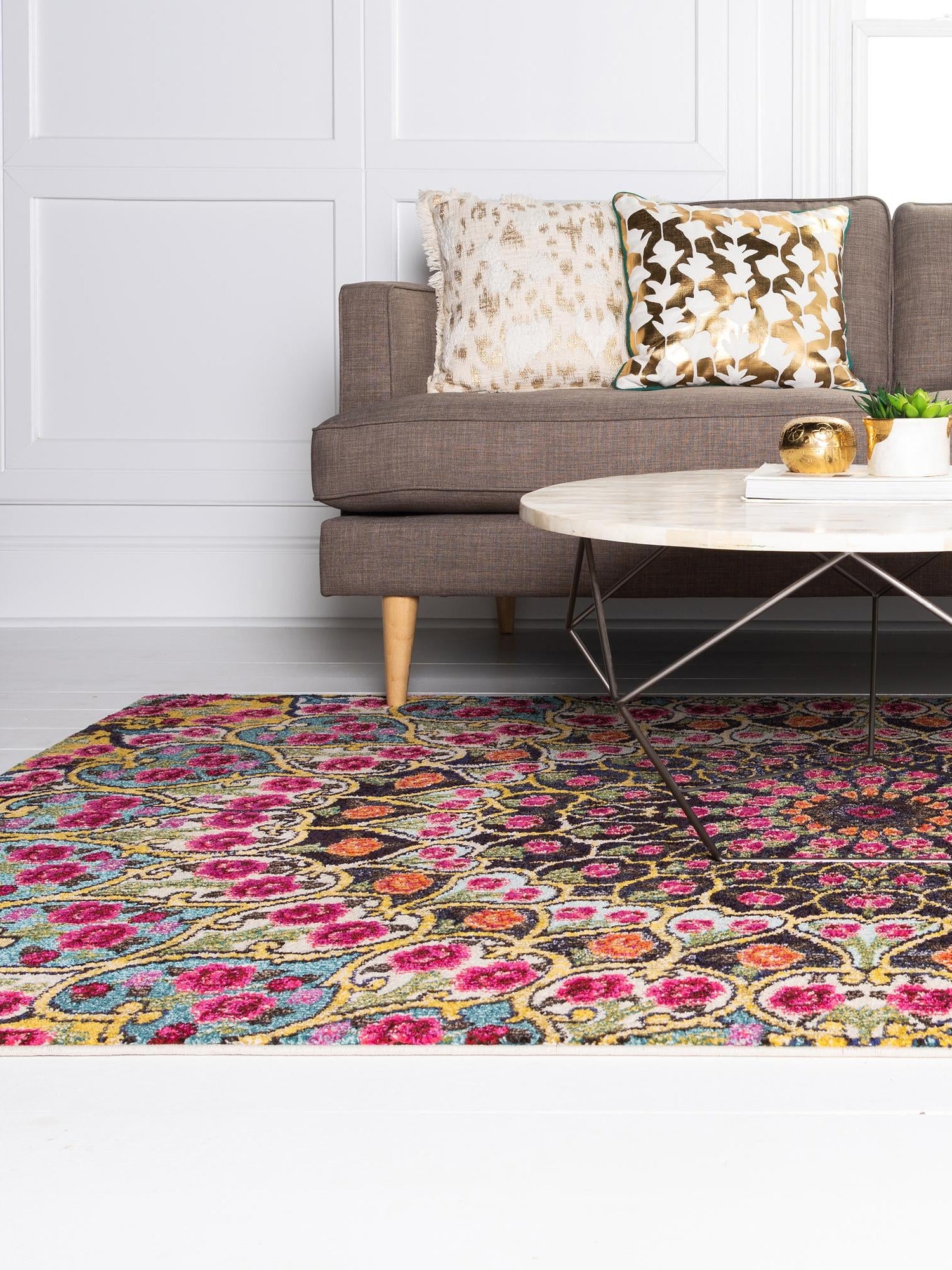 Multicolor 9' x 12' 2 Vita Rectangle Area Rug