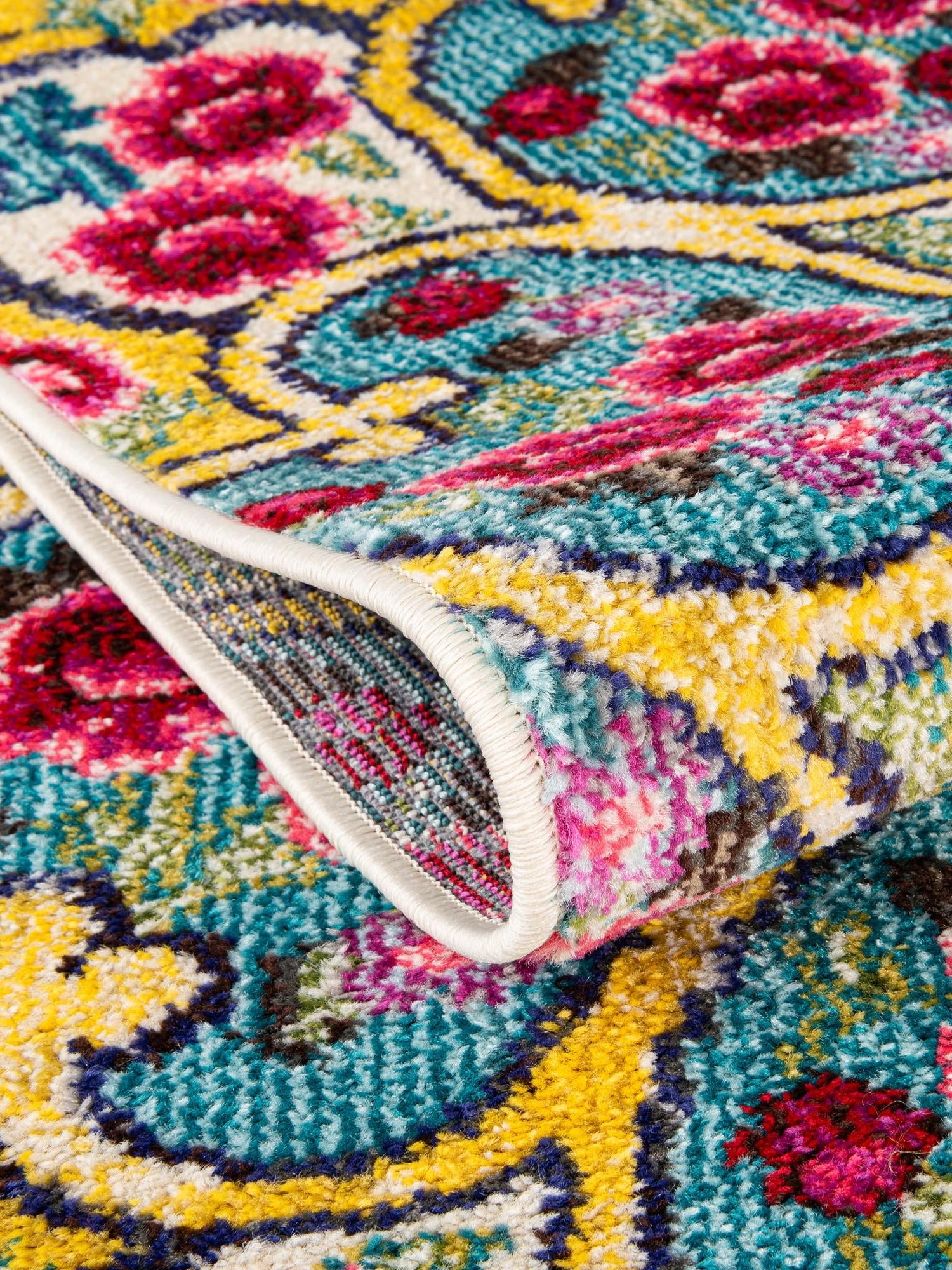 Multicolor 5' 1 x 8' Vita Rectangle Area Rug