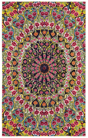 Multicolor 5' 1 x 8' Vita Rectangle Area Rug