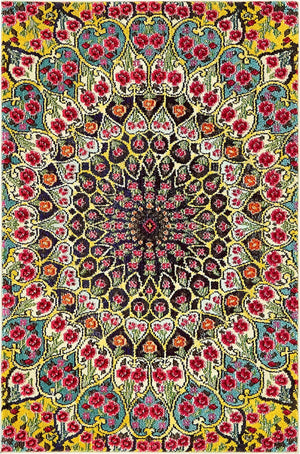 Multicolor 4' 1 x 6' 1 Vita Rectangle Area Rug