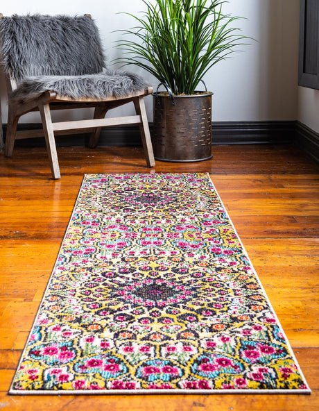 Multicolor 2' 7 x 10' Vita Runner Area Rug