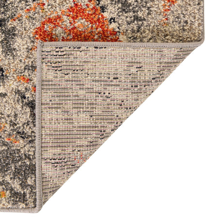 Gray 10' 6 x 16' 5 Vita Colorful Vivid Vintage Style Modern Indoor Easy Clean Durable Carpet Mat for Home Interior Design for Sale at Rug Engine