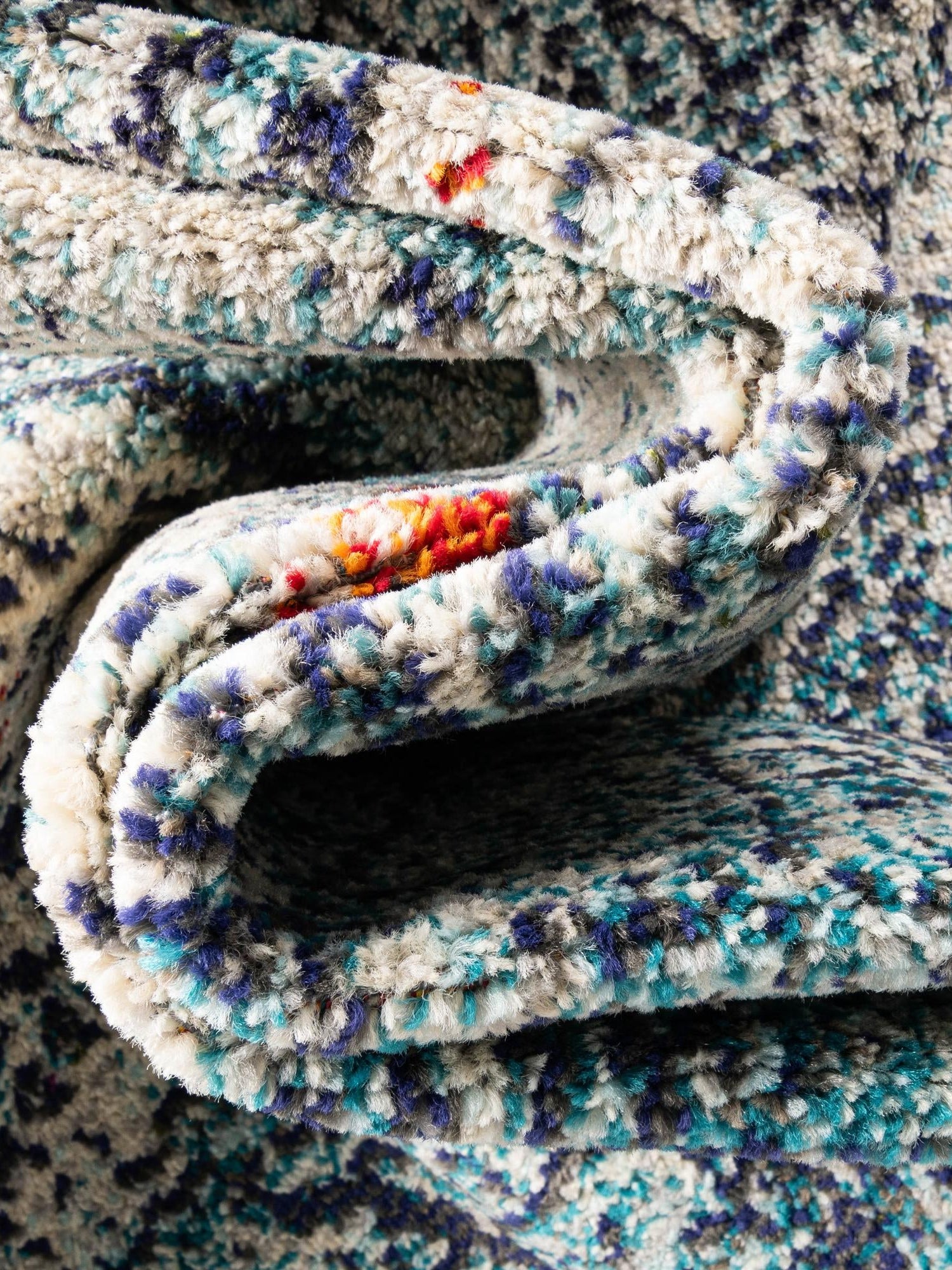 Blue 9' x 12' 2 Vita Rectangle Area Rug