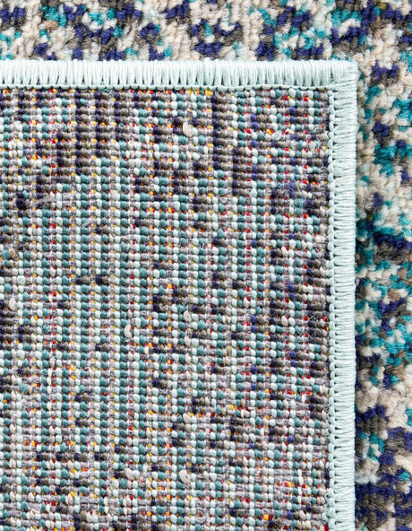 Blue 2' 2 x 3' 1 Vita Rectangle Area Rug Colorful Vivid Vintage Style Modern Indoor Easy Clean Durable Carpet Mat for Home Interior Design for Sale at Rug Engine