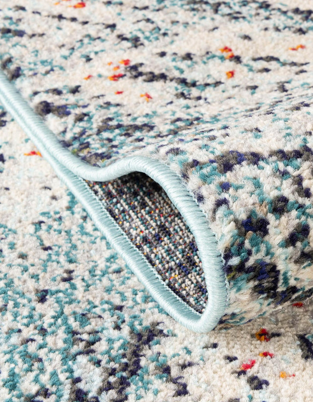 Blue 2' 7 x 10' Vita Runner Area Rug