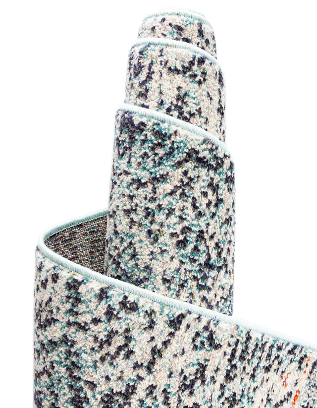 Blue 2' x 6' 9 Vita Runner Area Rug