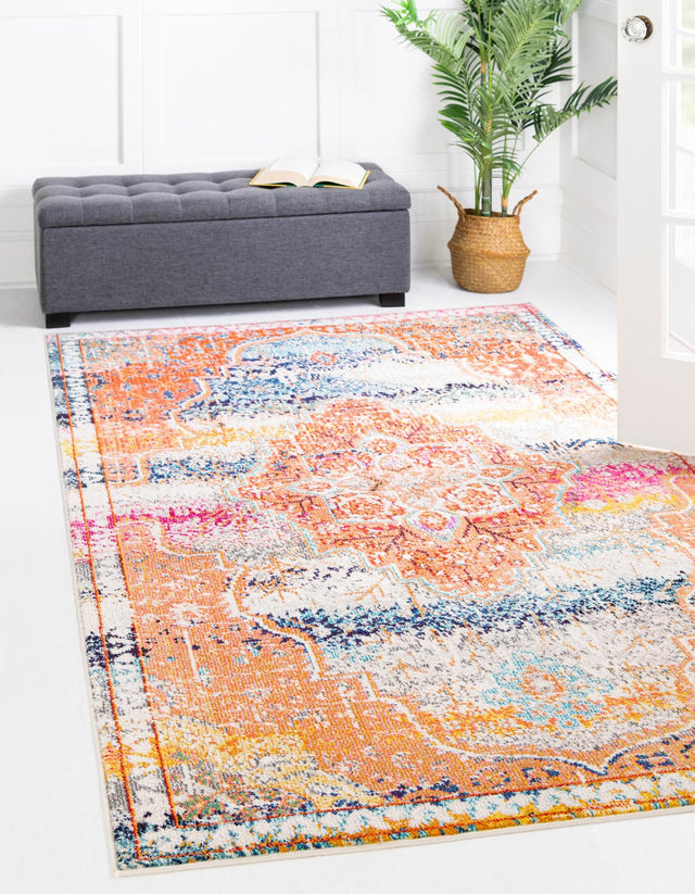 Multicolor 9' x 12' 2 Vita Rectangle Area Rug