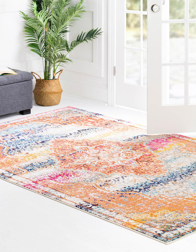 Multicolor 4' 1 x 6' 1 Vita Rectangle Area Rug