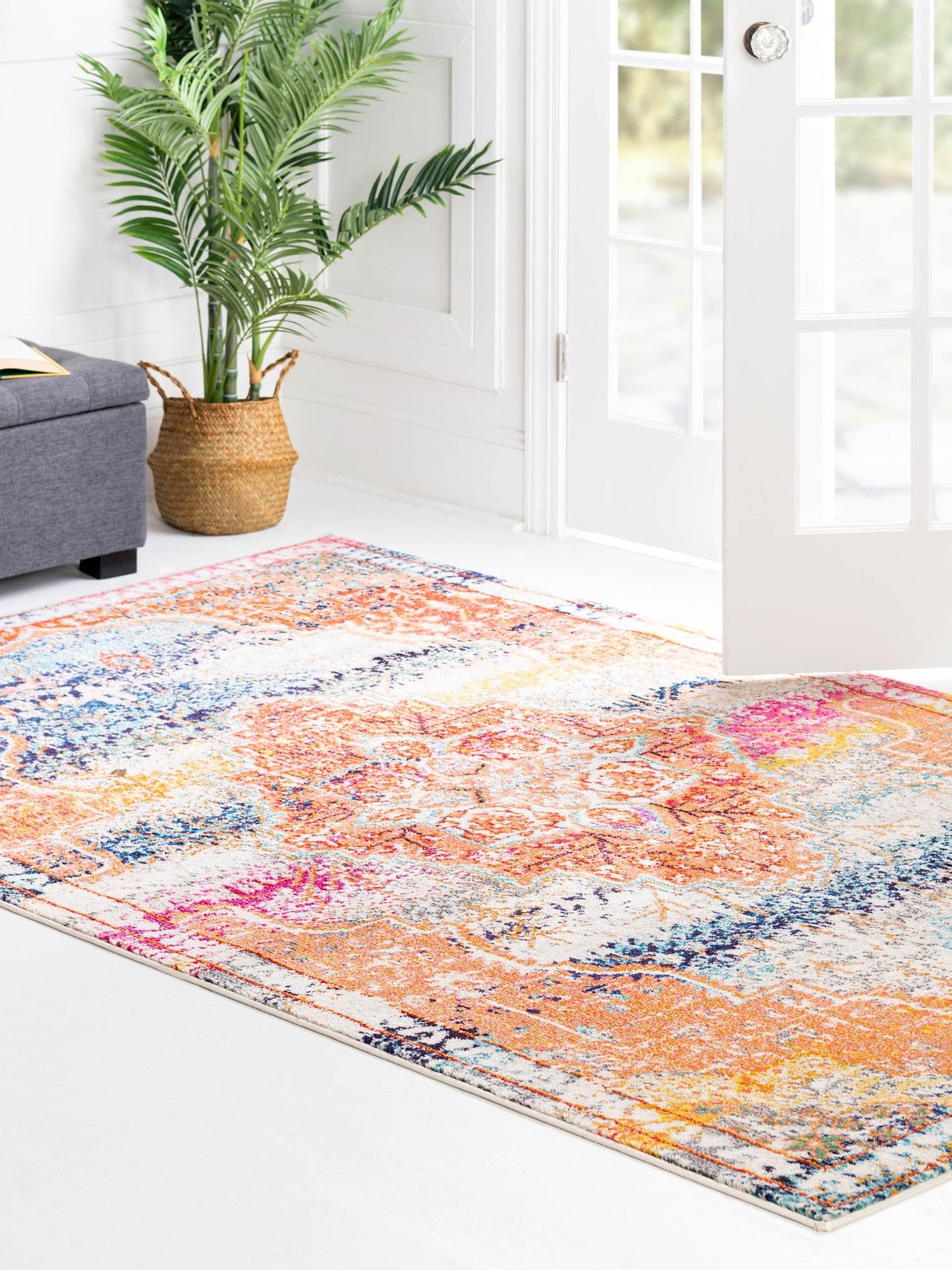 Multicolor 9' x 12' 2 Vita Rectangle Area Rug