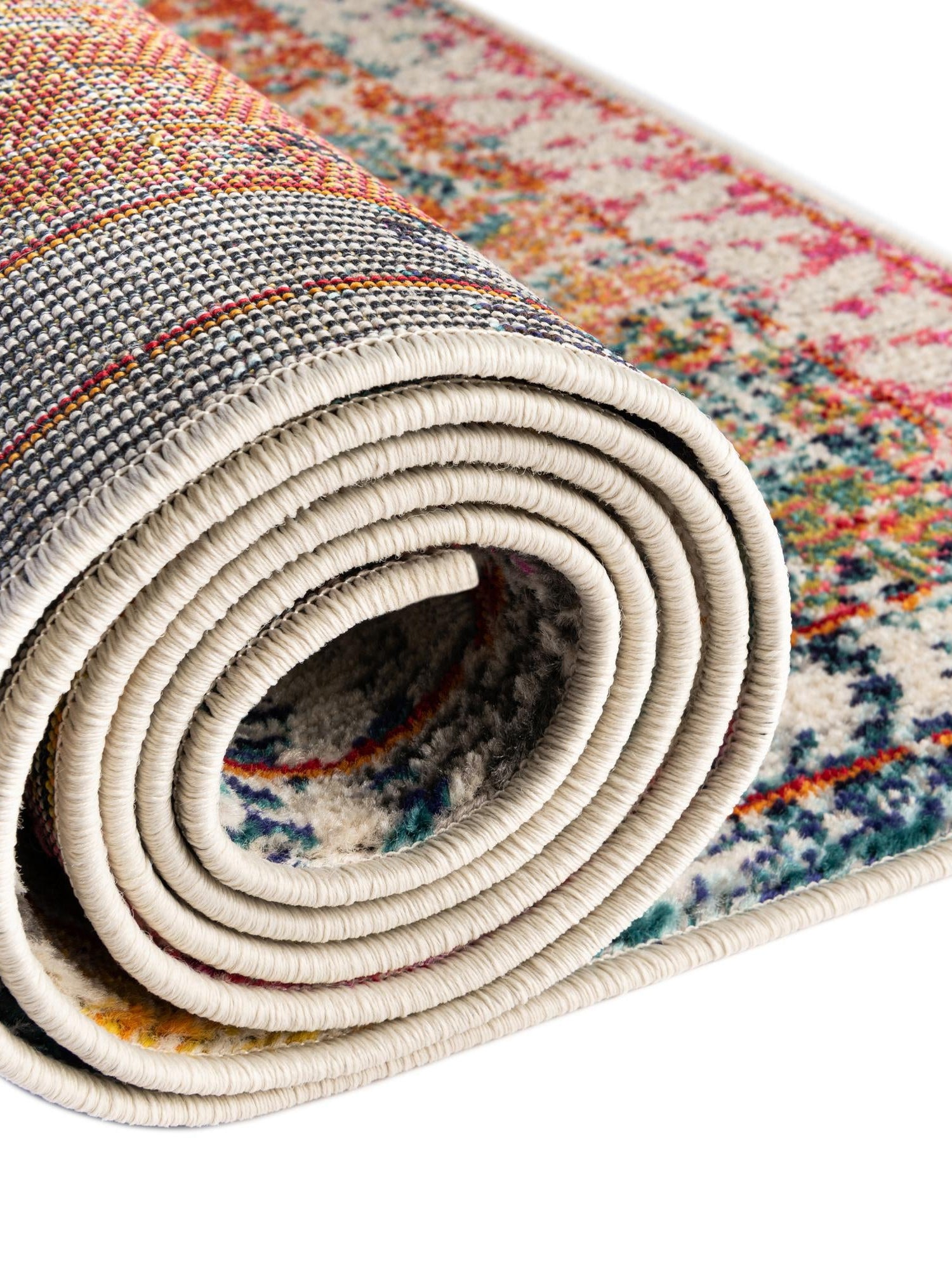 Multicolor 5' 1 x 8' Vita Rectangle Area Rug