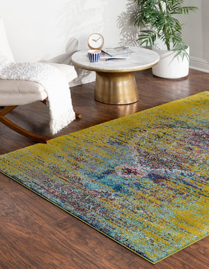 Green 4' 1 x 6' 1 Vita Rectangle Area Rug