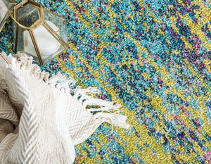 Green 4' 1 x 4' 1 Vita Round Area Rug