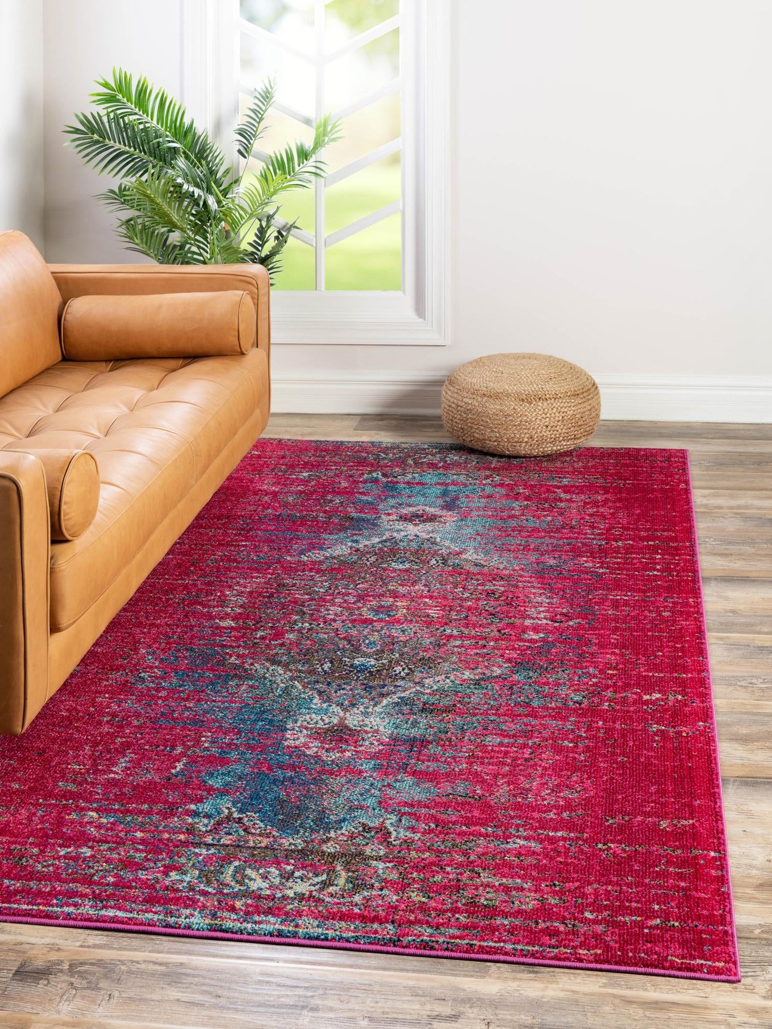 Pink 10' 6 x 16' 5 Vita Rectangle Area Rug