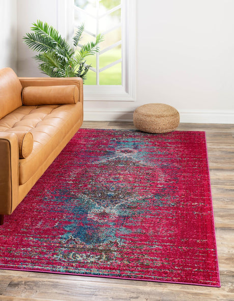 Pink 10' 6 x 16' 5 Vita Rectangle Area Rug