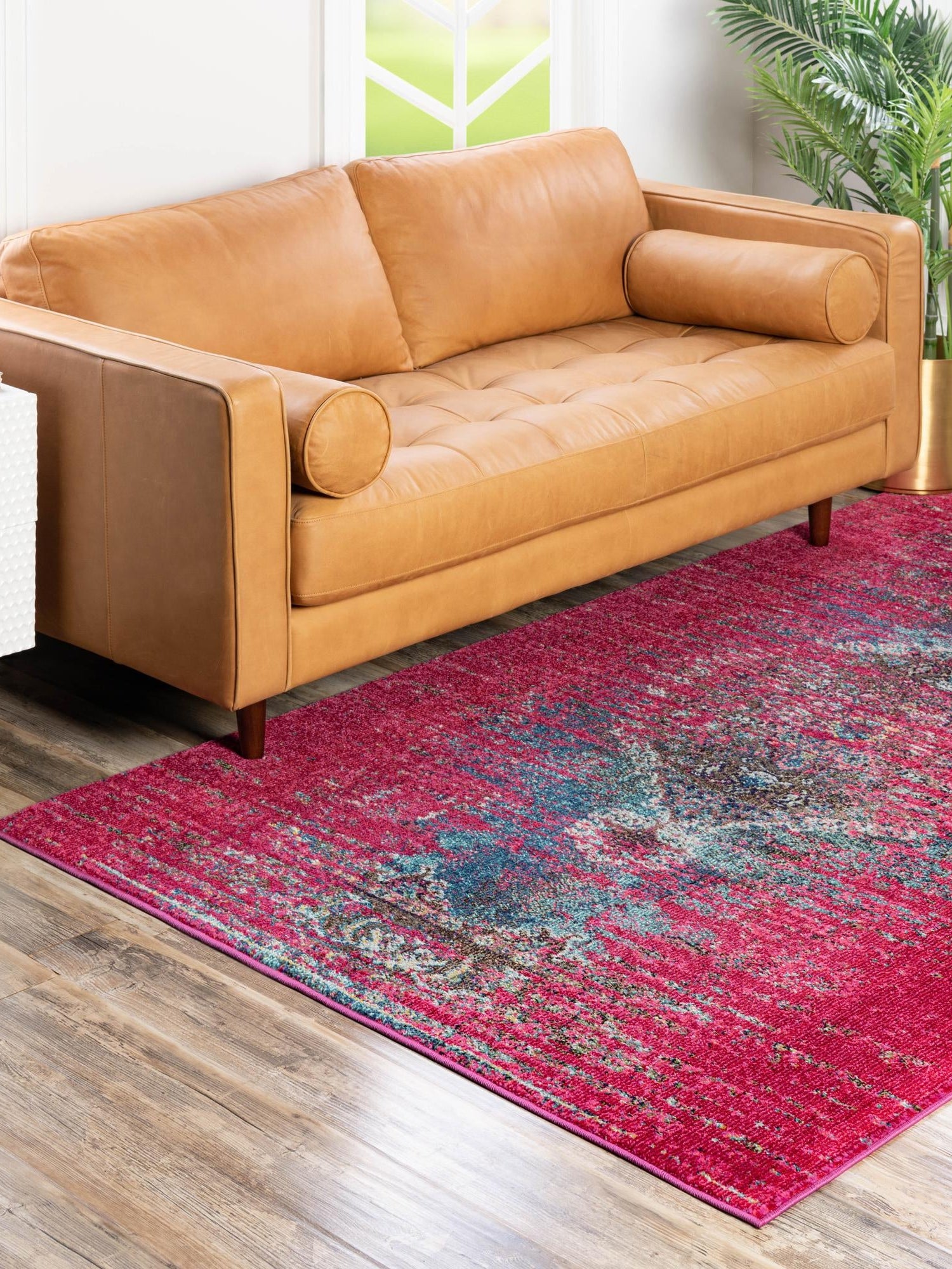 Pink 10' 6 x 16' 5 Vita Rectangle Area Rug