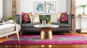 Pink 10' 6 x 16' 5 Vita Rectangle Area Rug