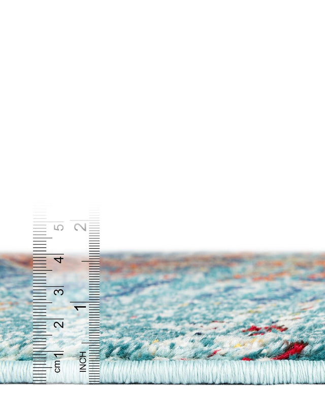 Turquoise 5' 1 x 8' Vita Rectangle Area Rug