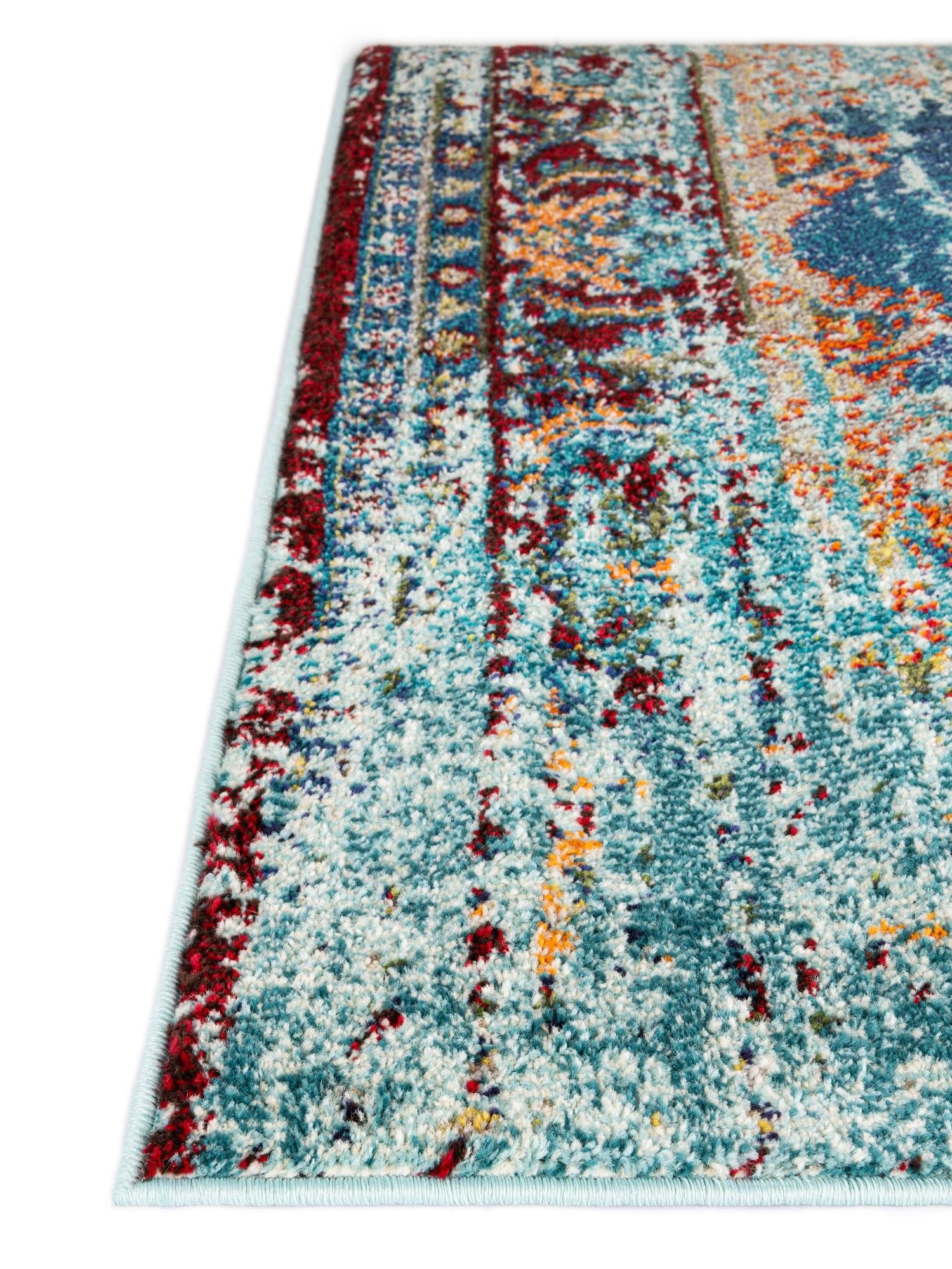 Turquoise 9' x 12' 2 Vita Rectangle Area Rug